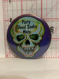Party Ghoul Seeks Mate Halloween Button Pinback