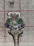 Wales Dragon Crest Emblem Silver Plated  Souvenir Spoon