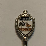 Florida Flamingo Palm Tree Collectable Souvenir Spoon BG