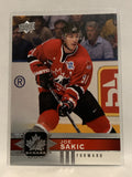 # 86 Joe Sakic Team Canada 2017-18 Upper Deck Hockey Card