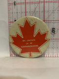 St James Jr 'A' Canadians Hockey Button Pinback