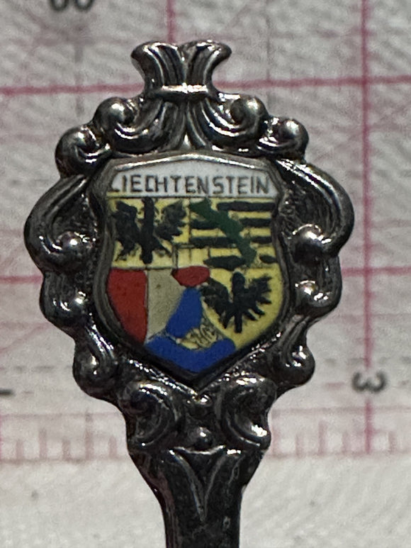 Liechtenstein Crest Emblem  Souvenir Spoon