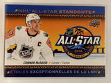 #AS-1 Connor McDavid Edmonton Oilers 2018-19 Upper Deck Tim Hortons Hockey Card