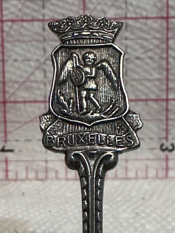 Bruxelles Statue Brussels Belgium  Souvenir Spoon