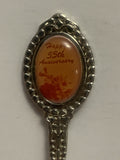 Happy 55th Anniversary Souvenir Spoon