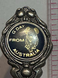 G Day from Australia Koala Bear Silverplated  Souvenir Spoon