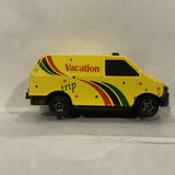Yellow Vacation Trip Van Unbranded Diecast Car GF