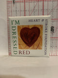 I'm Dressed Red Heart & Stroke Foundation Button Pinback