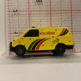 Yellow Vacation Trip Van Unbranded Diecast Car GF