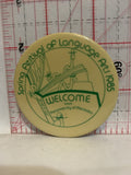 Spring Festival of Language Arts 1985 University of Manitoba Button Pinback