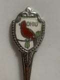 Ohio Red Cardinal Bird Souvenir Spoon