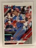 #104 Rhys Hoskins  Philadelphia Phillies 2019 Donruss Baseball Card