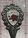 Alberta Wild Rose  Souvenir Spoon