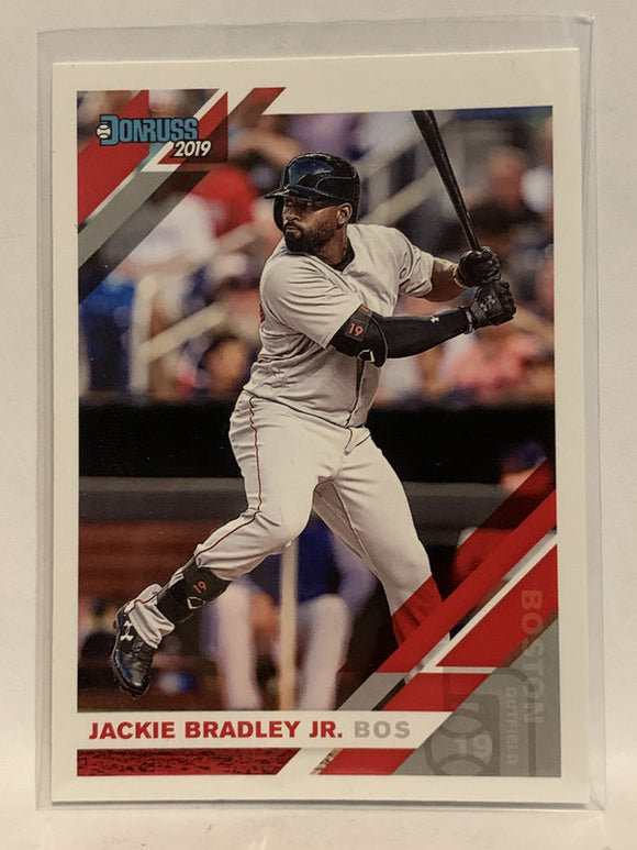 #167 Jackie Bradley Jr Boston Red Sox 2019 Donruss Baseball Card