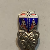 Yukon Territory Crest Emblem Collectable Souvenir Spoon BG