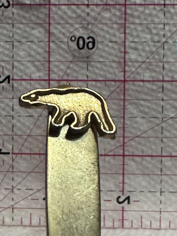 Inuvik Northwest Territories Polar Bear Silver Plated  Souvenir Spoon