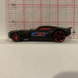 Black Mcdonalds Stock Racer ©2009 Hot Wheels AK
