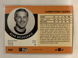 #652 Alex Delvecchio Career Point Leader Detroit Red Wings 1990-91 Proset Hockey Card