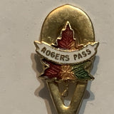 Rogers Pass Canada Maple Leaf Collectable Souvenir Spoon BG