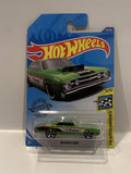 Green '68 Dodge Dart 5/10 HW Speed Graphics 2018 70/250 GHC87 Hot Wheels Long Card