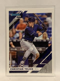 #190 Christian Yelich   Milwaukee Brewers 2019 Donruss Baseball Card