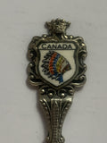 Athabasca Alberta Native Chief Souvenir Spoon