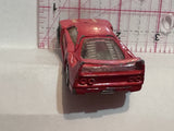 Red #40 Ferrari 1988 Hot Wheels Diecast Car