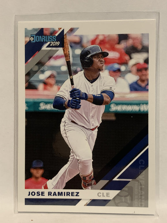 #55 Jose Ramirez Diamond Kings Cleveland Indians 2019 Donruss Baseball Card