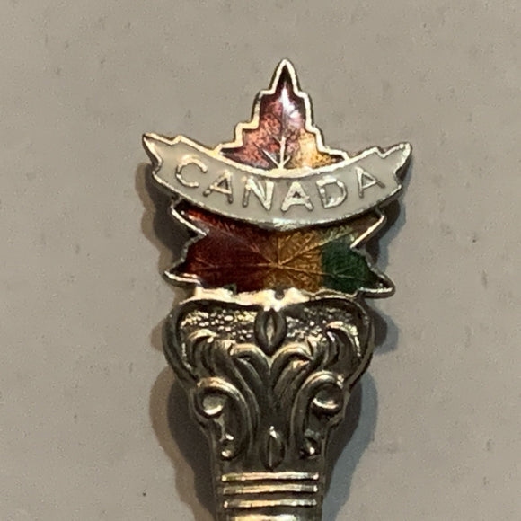 Nelson BC Canada Maple Leaf Collectable Souvenir Spoon BH