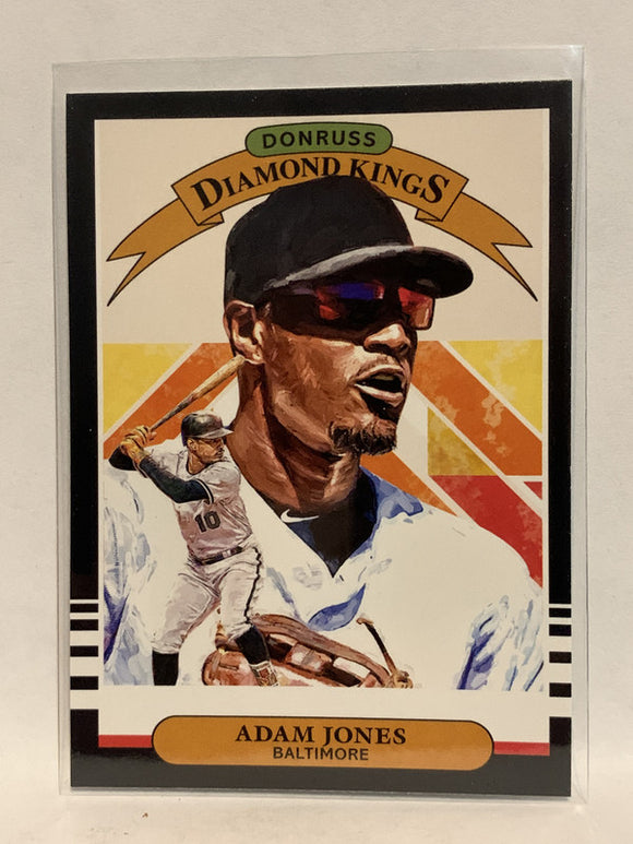 #5 Adam Jones Diamond Kings Baltimore Orioles 2019 Donruss Baseball Card