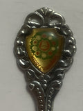 Merry Christmas Wreath Sundre Alberta Souvenir Spoon