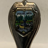 Spokane Washington  Park Fountain Collectable Souvenir Spoon BH