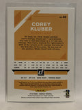 #86 Corey Kluber Cleveland Indians 2019 Donruss Baseball Card