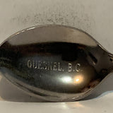 Quesnell BC British Columbia Flag Dogwood Flower Collectable Souvenir Spoon BH