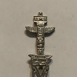 Radium Hot Springs Totem Pole BC Collectable Souvenir Spoon BH