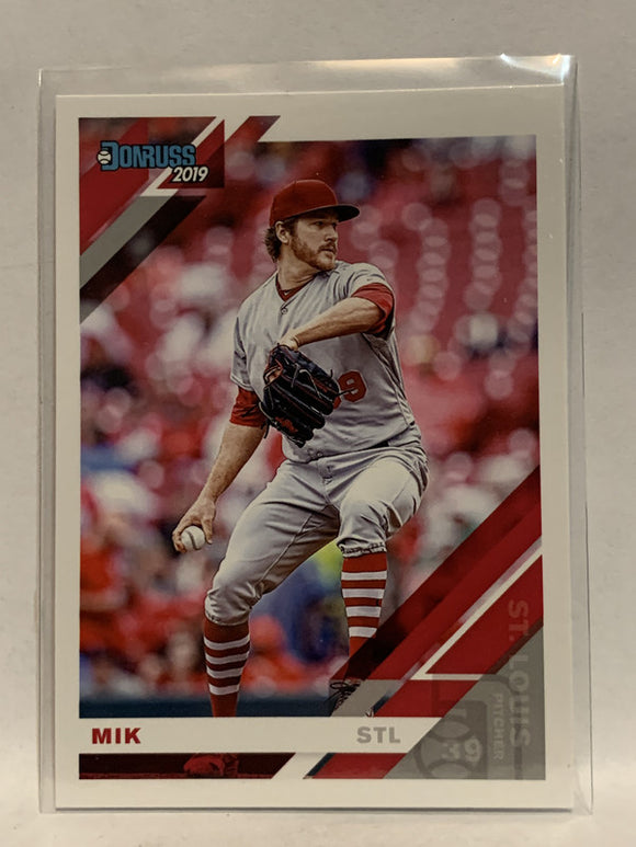 #90 Miles Mikolas St Louis Cardinals 2019 Donruss Baseball Card