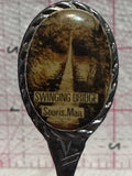 Swinging Bridge Souris Manitoba  Souvenir Spoon