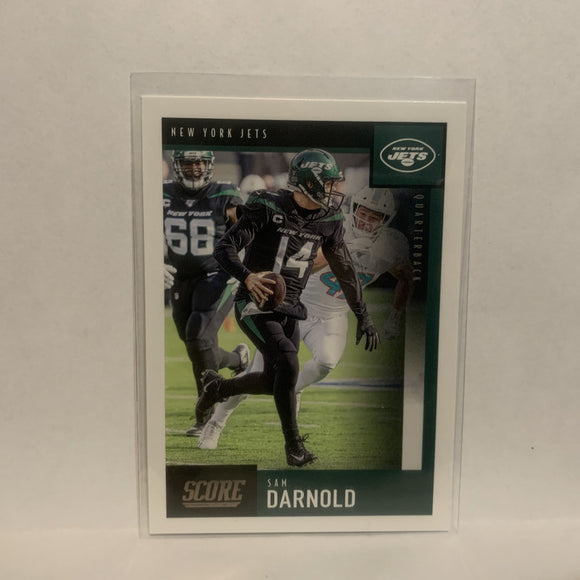 #35 Sam Dornold New York Jets 2020 Score Football Card LP