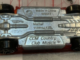 Red CCM Country Club Muscle Hot Wheels Loose Diecast Car
