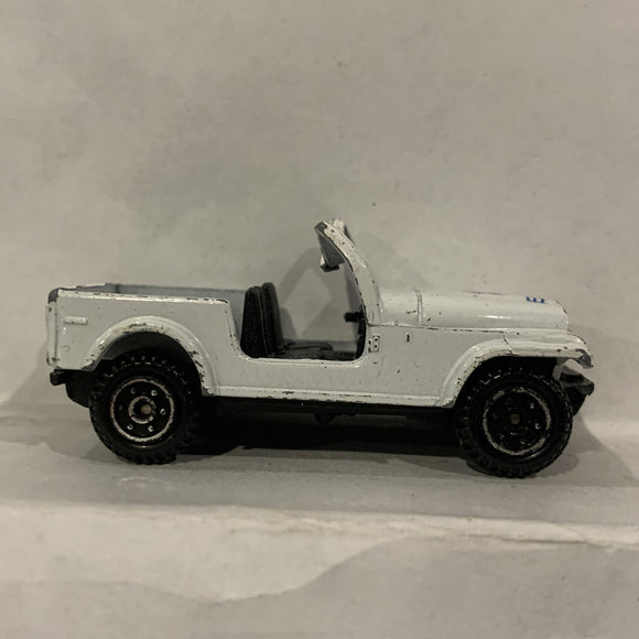 White Rescue Jeep Unbranded AI