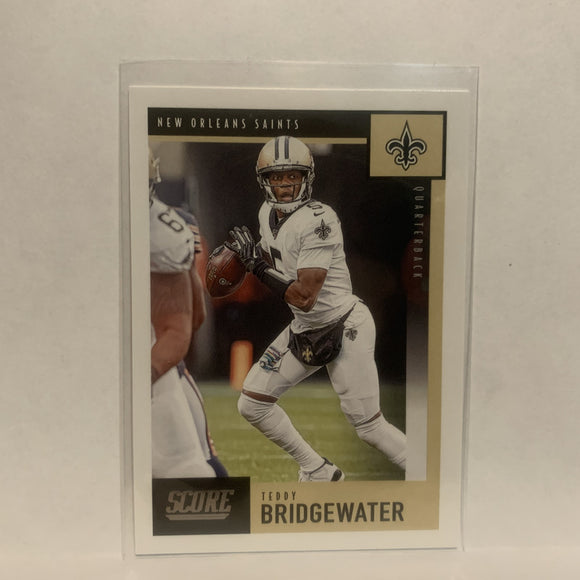 #227 Teddy Bridgewater New Orleans Saints 2020 Score Football Card LQ