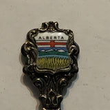 Banff AlbertaWild Rose Crest Emblem Collectable Souvenir Spoon BH