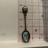 Banff AlbertaWild Rose Crest Emblem Collectable Souvenir Spoon BH