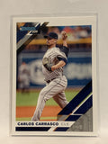 #151 Carlos Carrasco Cleveland Indians 2019 Donruss Baseball Card
