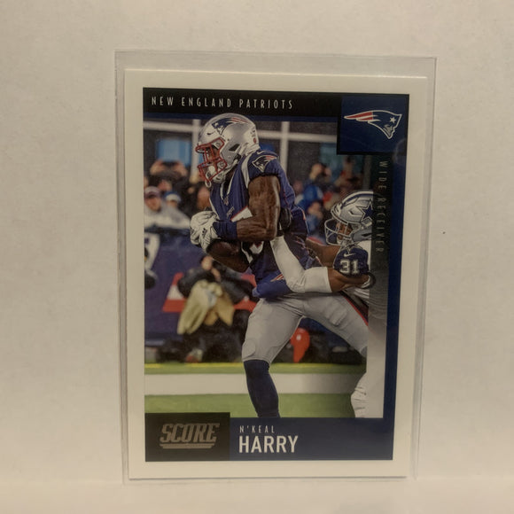 #21 N'Keal Harry New England Patriots 2020 Score Football Card LQ