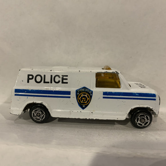 White Police Van Unbranded AM