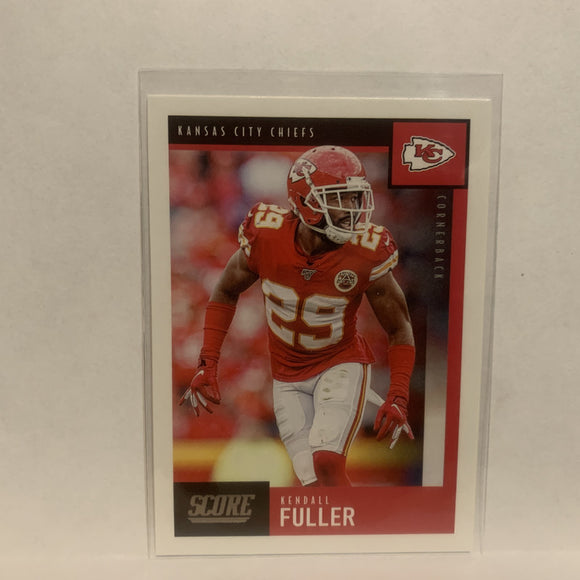 #142 Kendall Fuller Kansas City Chiefs 2020 Score Football Card LQ