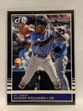 #215 Justin Williams Rookie Black St Louis Cardinals 2019 Donruss Baseball Card