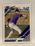 #126 Kyle Freeland Colorado Rockies 2019 Donruss Baseball Card