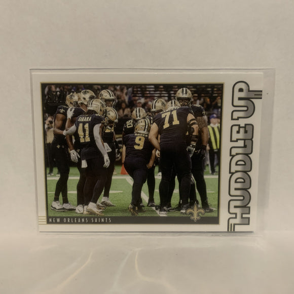 HDL-NO New Orleans Saints Huddle Up 2020 Score Football Card LQ
